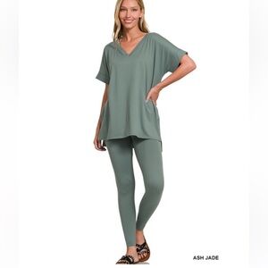 112 $25 start ❤️ Zenana buttery soft lounge wear set